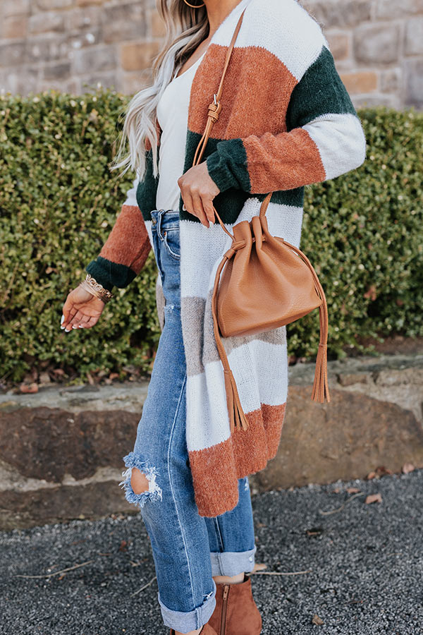 All About It Bucket Bag In Brown - Image 3