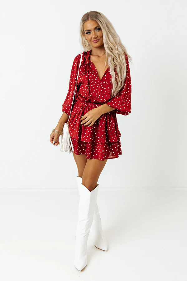 Always Grateful Polka Dot Dress - Image 4