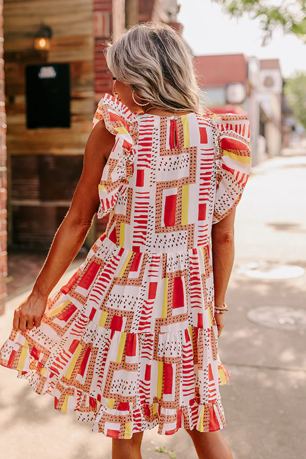 Artistic Nature Shift Dress - Image 5
