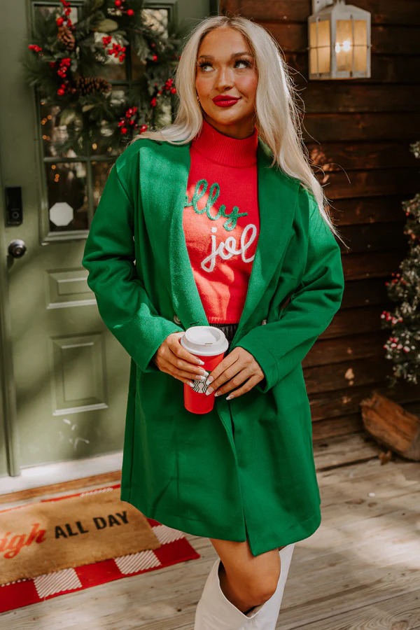 Autumn Treasure Coat In Green - Image 6