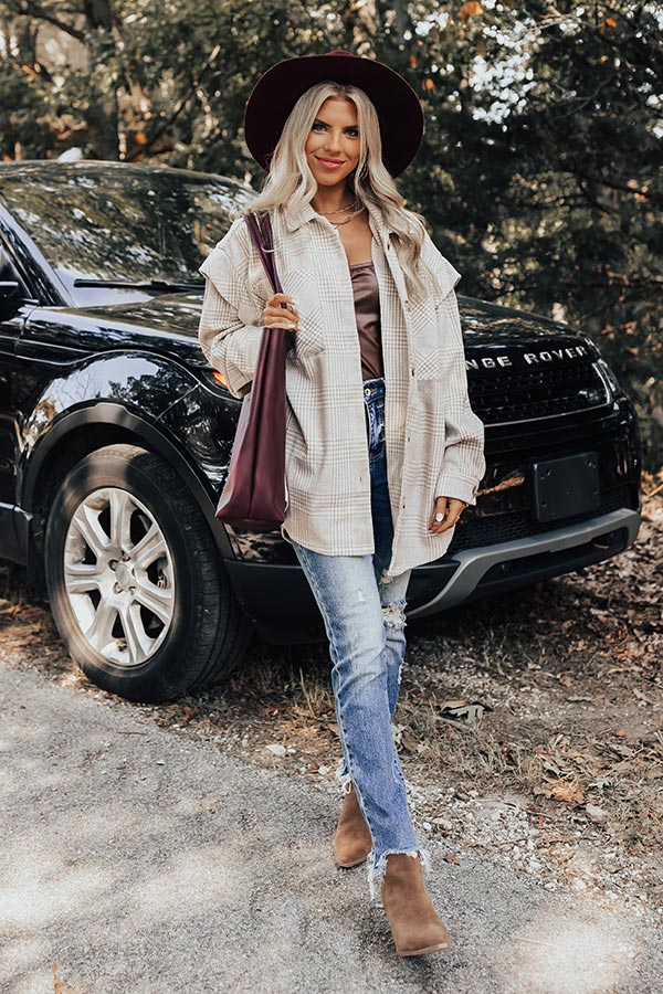 Back Before Dawn Jacket In Iced Latte - Image 3
