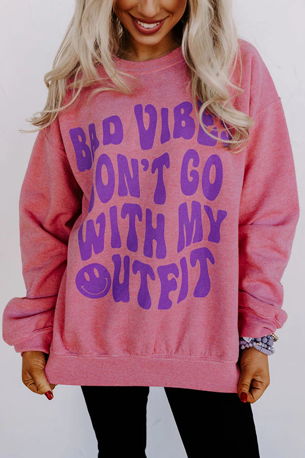 Bad Vibes Graphic Sweatshirt - Image 5