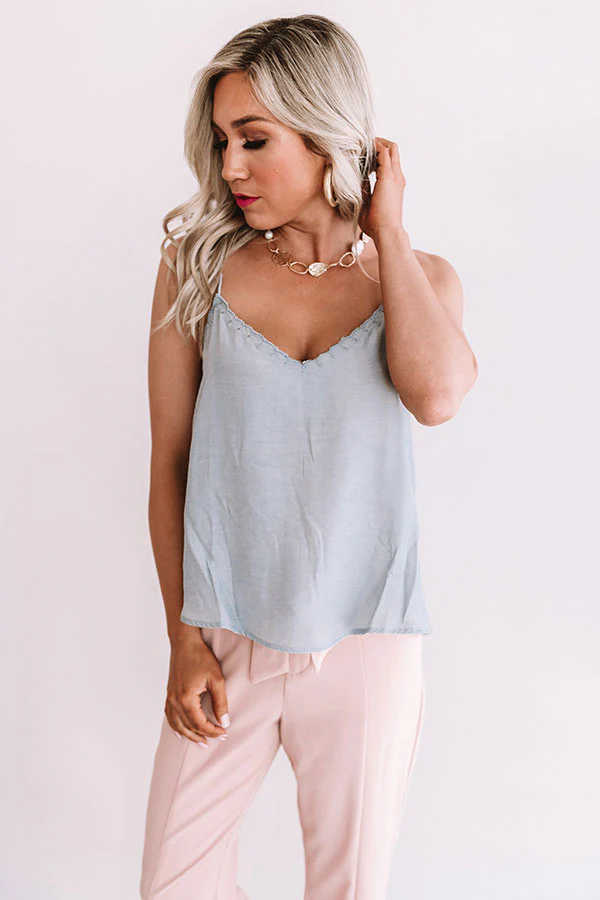 Beauty Guru Shift Tank In Light Limpet Shell - Image 3