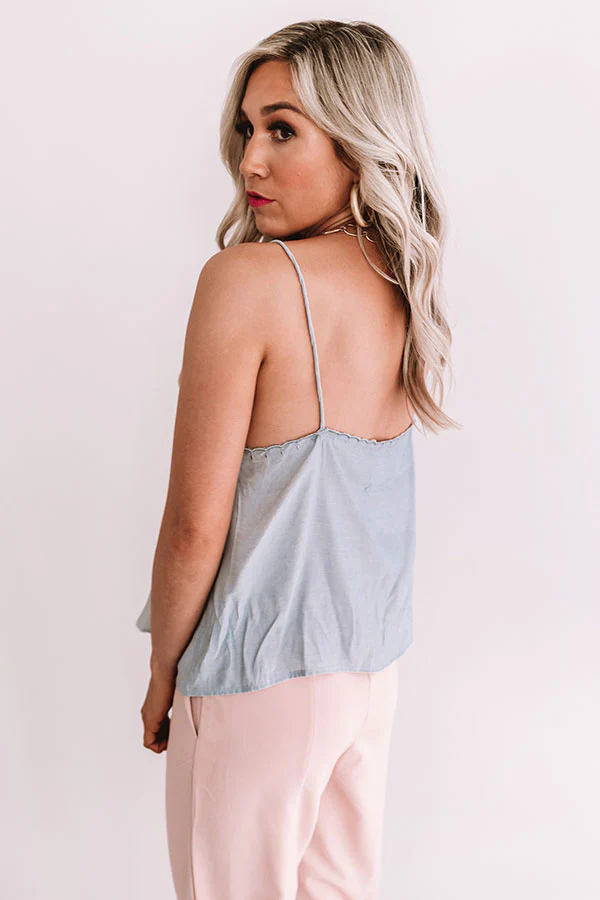 Beauty Guru Shift Tank In Light Limpet Shell - Image 4