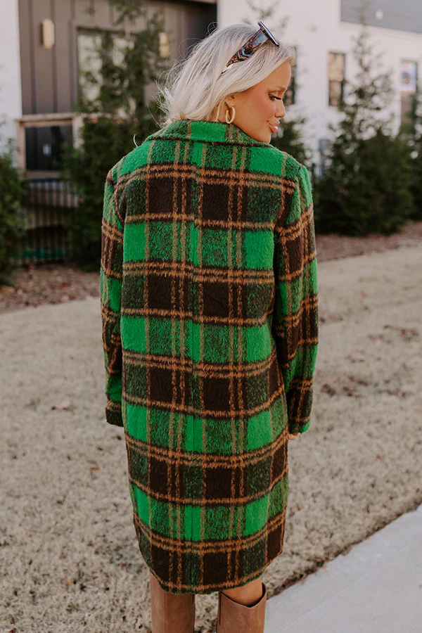 Better Than Fiction Plaid Coat - Image 3