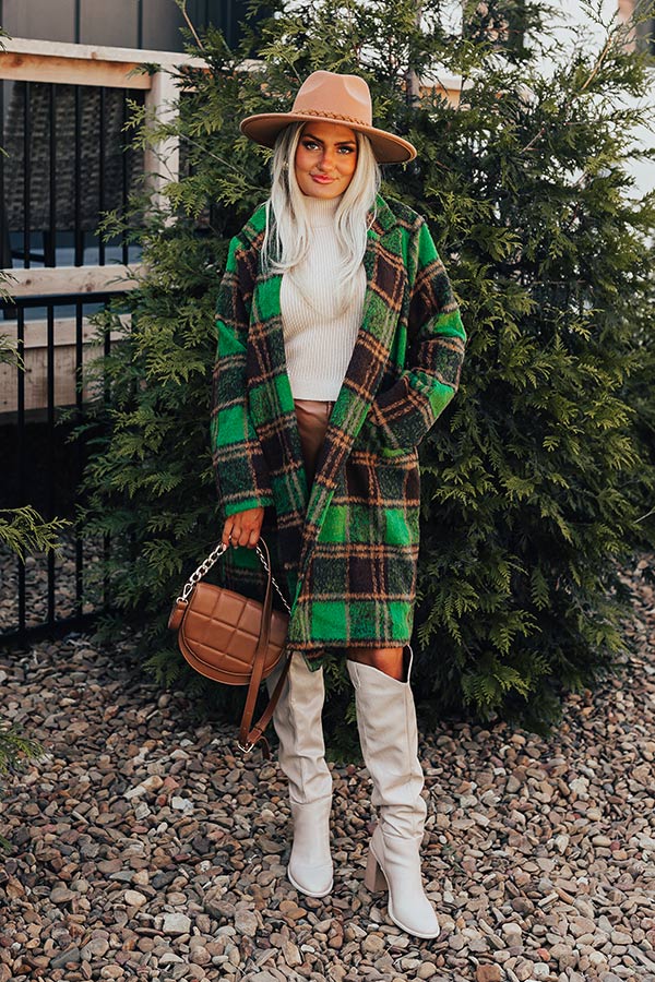 Better Than Fiction Plaid Coat - Image 4