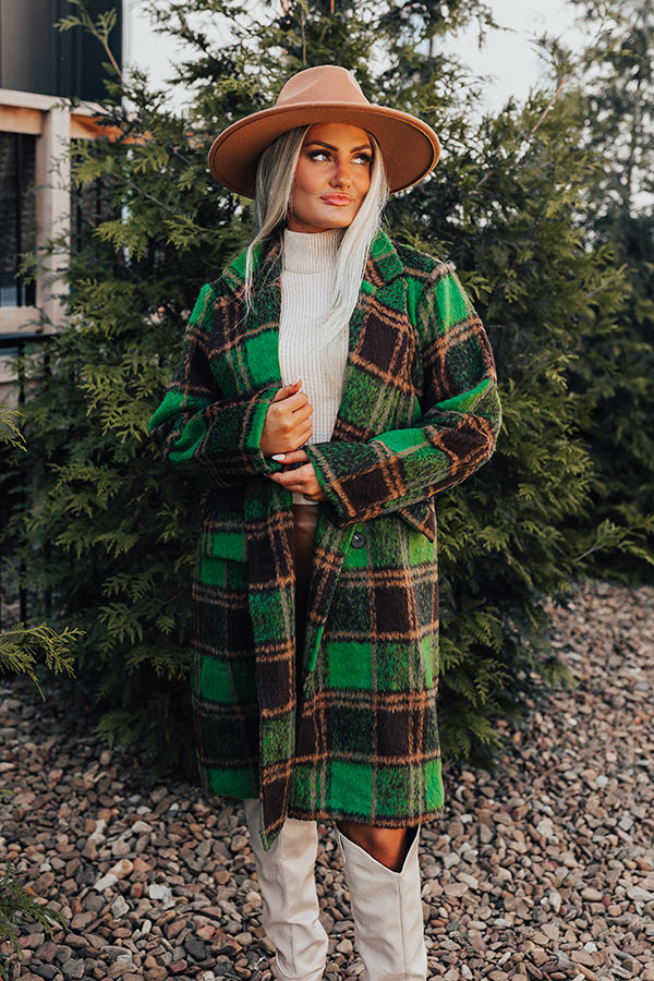 Better Than Fiction Plaid Coat - Image 5