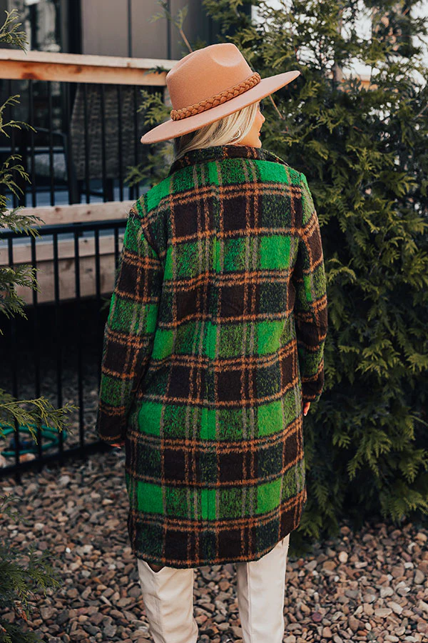 Better Than Fiction Plaid Coat - Image 7