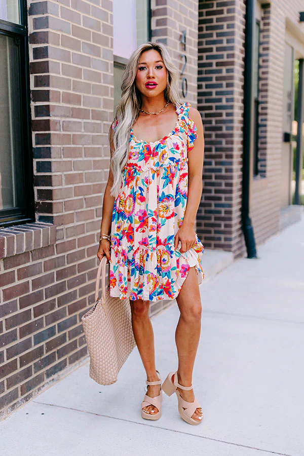 Beyond A Memory Shift Dress In Cream - Image 4
