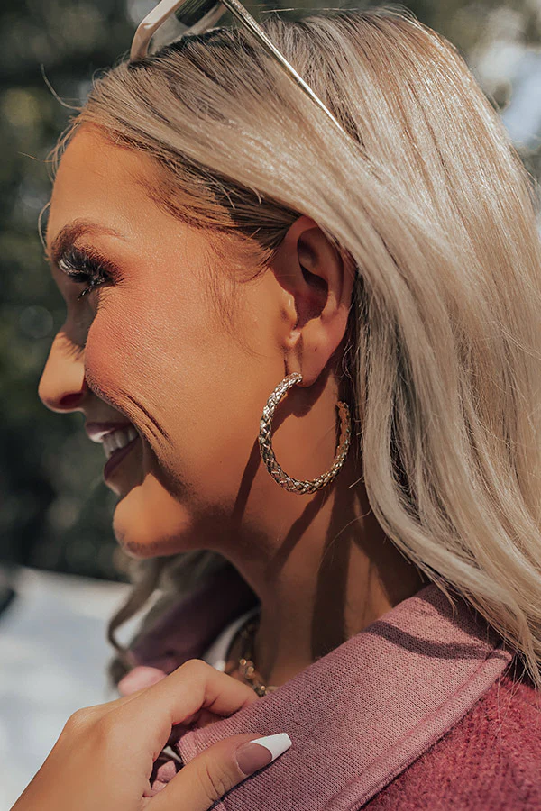 Blast The Tunes Hoop Earrings - Image 5
