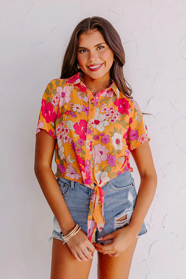 Blissful Beats Floral Top - Image 2