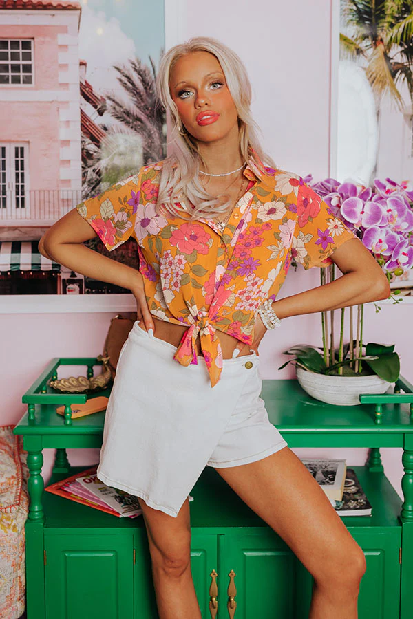 Blissful Beats Floral Top - Image 7