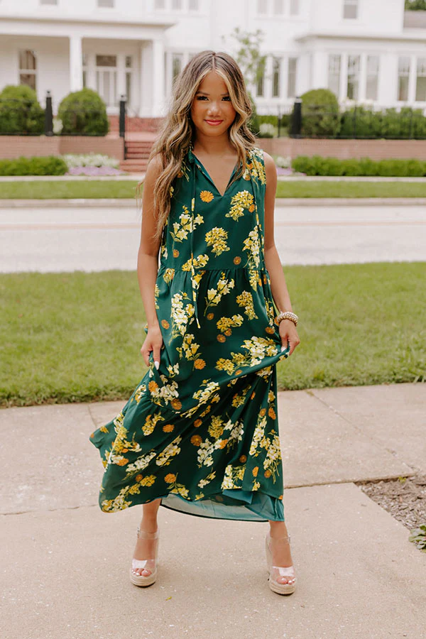 Blooming Beauty Maxi In Lush Meadow - Image 3