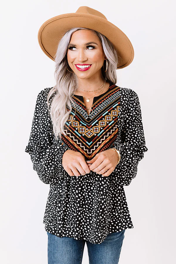 Bombshell Material Embroidered Top - Image 4