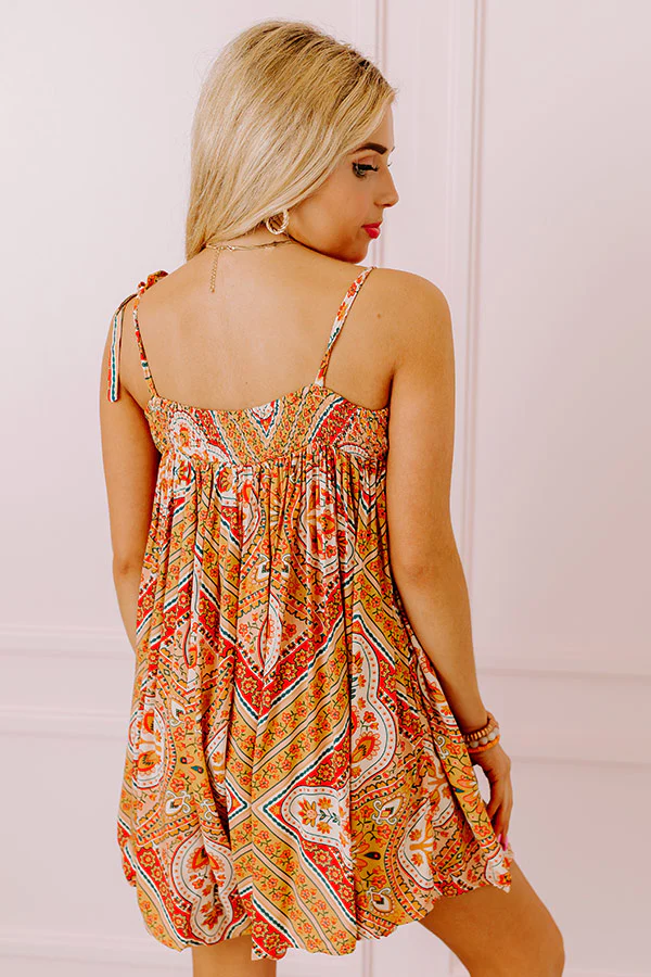 Book The Trip Romper In Mustard - Image 2