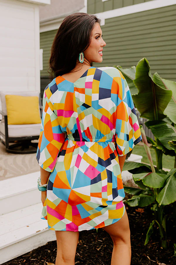 Bring The Party Color Block Mini Dress - Image 4