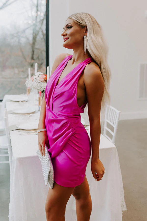 Broadway Girls Dress in Fuchsia - Image 7