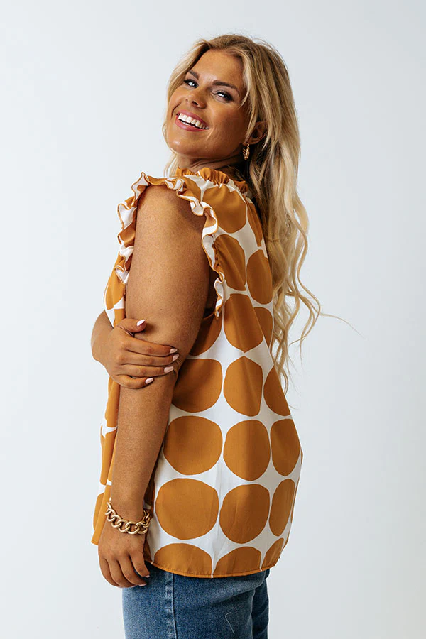 Brunch And Go Shift Top In Camel Curves - Image 5