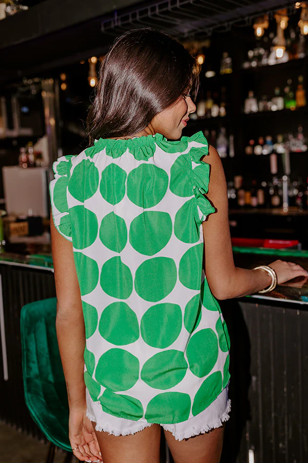 Brunch And Go Shift Top In Kelly Green - Image 3