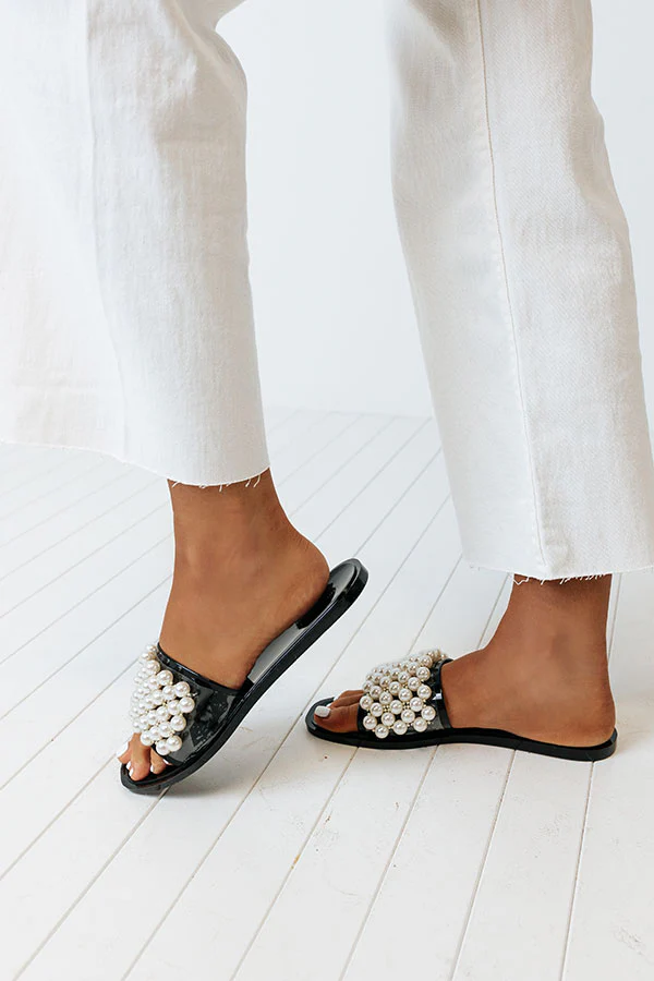 Bryer Jelly Sandal in Black - Image 3