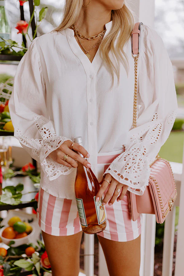 By Chance Eyelet Top - Image 8
