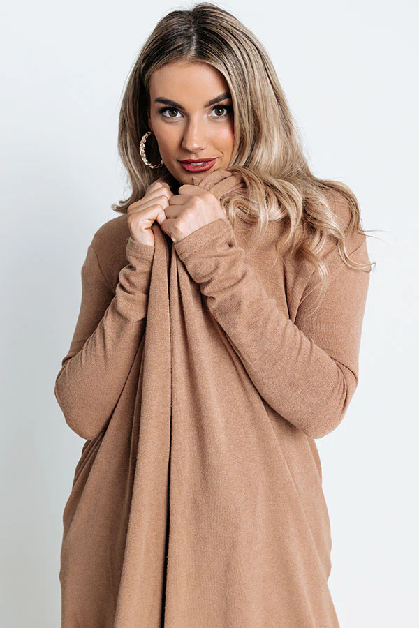 Cafe On Broadway Cardigan In Iced Mocha - Image 4