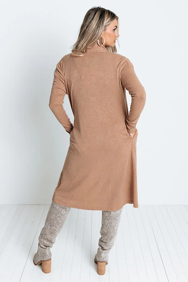 Cafe On Broadway Cardigan In Iced Mocha - Image 6