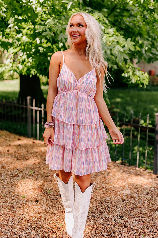 Captivating Cuteness Tiered Mini Dress - Image 4