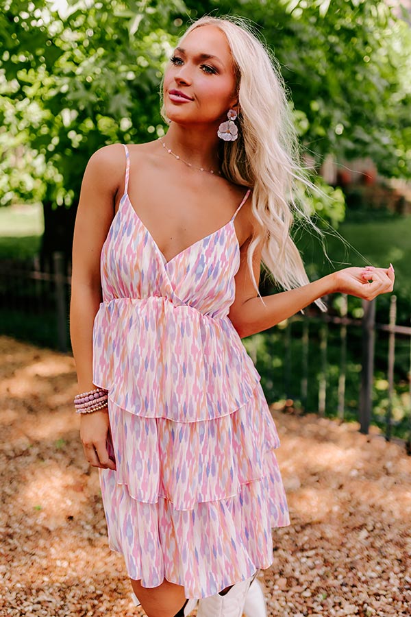 Captivating Cuteness Tiered Mini Dress - Image 6