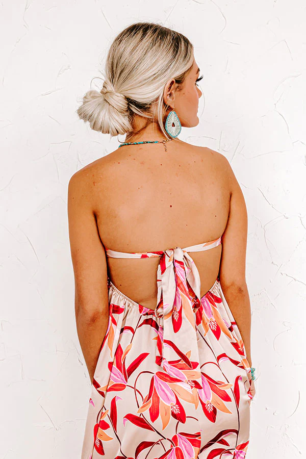 Caribbean Dreaming Satin Jumpsuit - Image 7