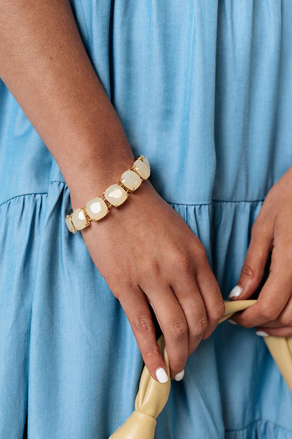 Charlotte Bracelet in Light Yellow - Image 4