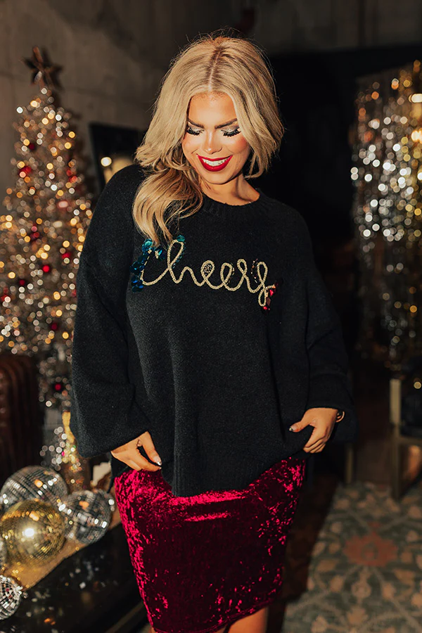 Cheers Beaded Sweater Curves - Image 5