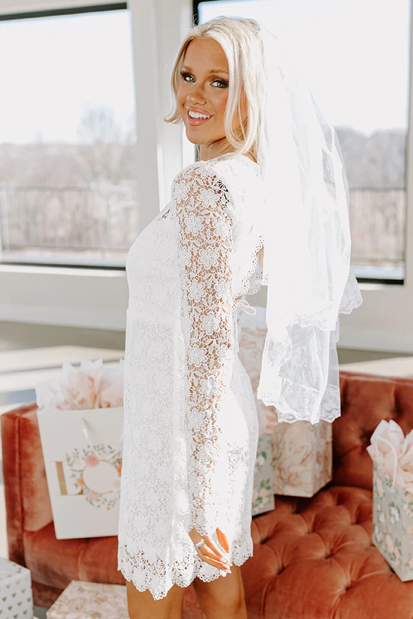 Cherished Moment Crochet Mini Dress - Image 3