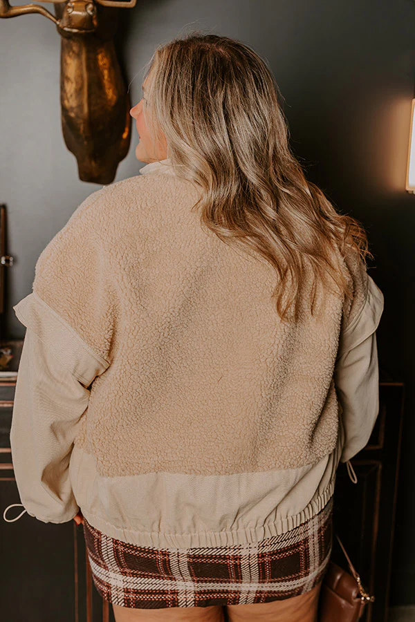 Chestnuts Roasting Sherpa Jacket Curves - Image 6