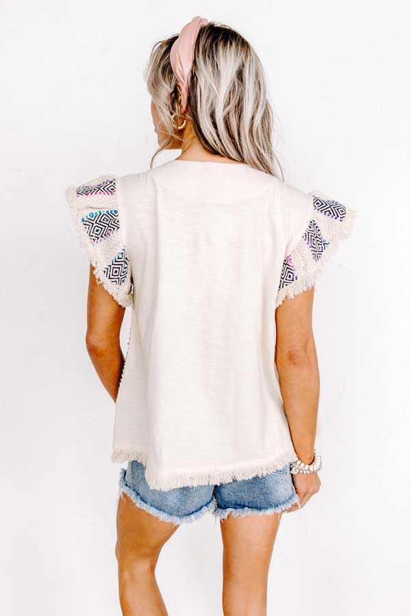 Chic Comforts Embroidered Top - Image 4