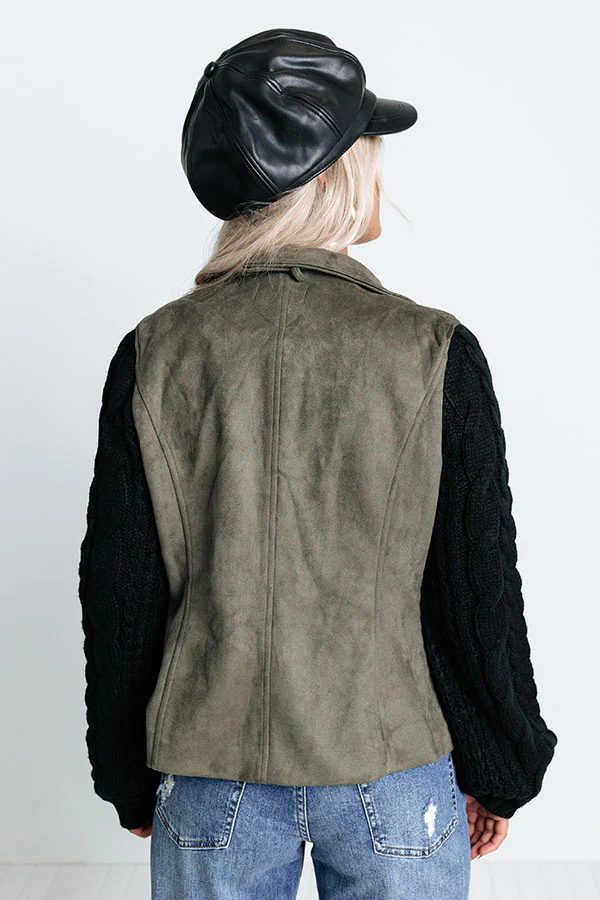 Chic State Faux Suede Jacket - Image 7