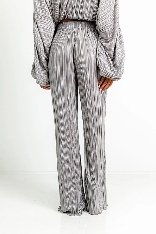 Ciao Darling Pleated High Waist Pants - Image 4