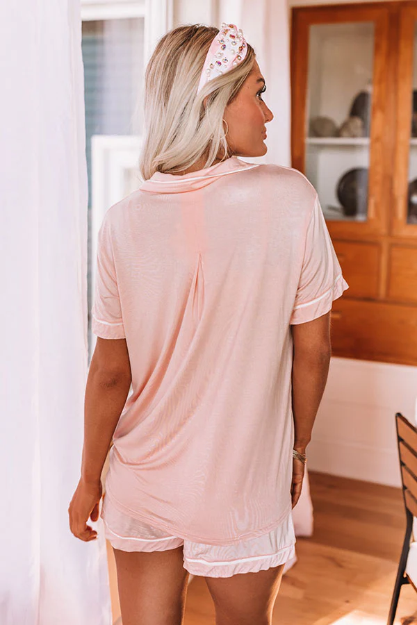 Classic Cuddles Pajama Top In Pink - Image 4