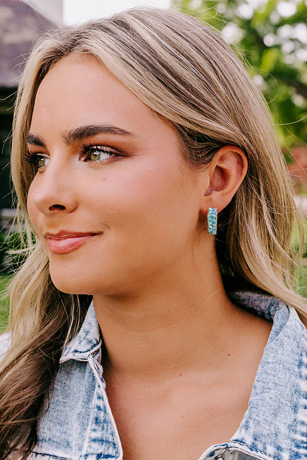 Coastal Charisma Hoop Earrings - Image 2