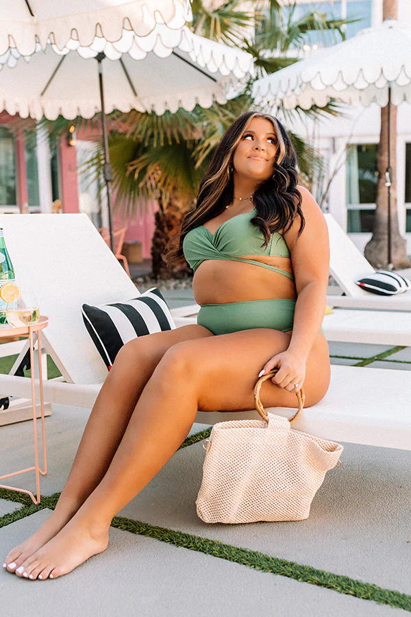 Coastal Cove Wrap Bikini Top Curves - Image 4
