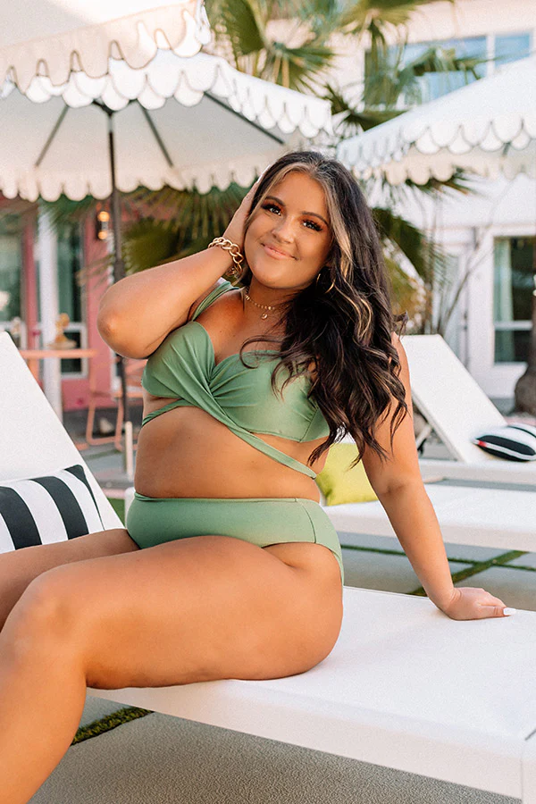 Coastal Cove Wrap Bikini Top Curves - Image 5