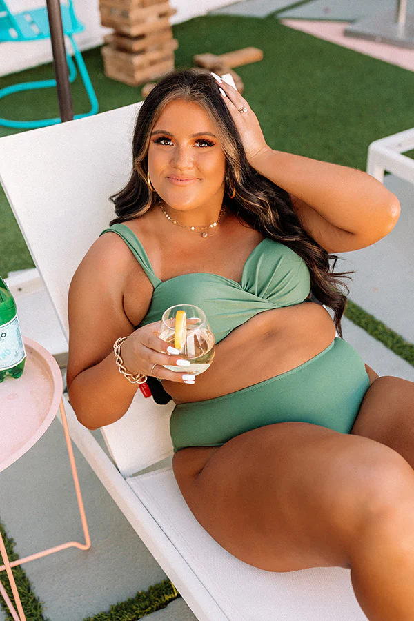 Coastal Cove Wrap Bikini Top Curves - Image 6