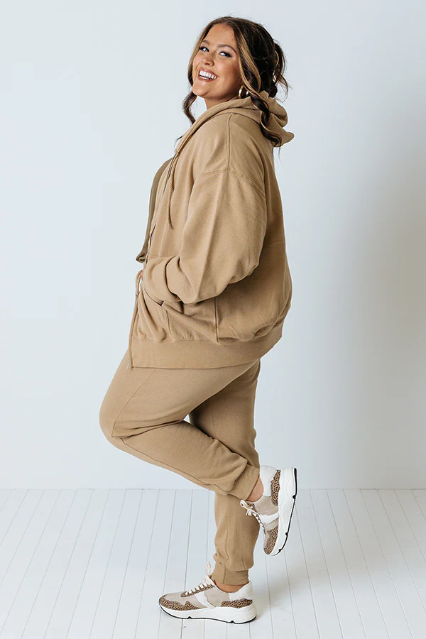 Count On You Sweater In Khaki Curves - Image 2