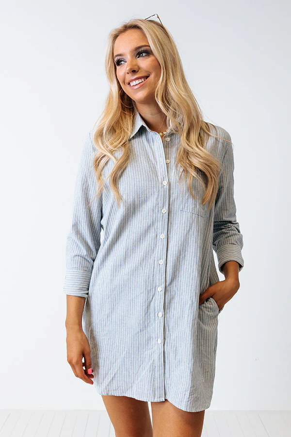 Count Your Blessings Stripe Dress - Image 9