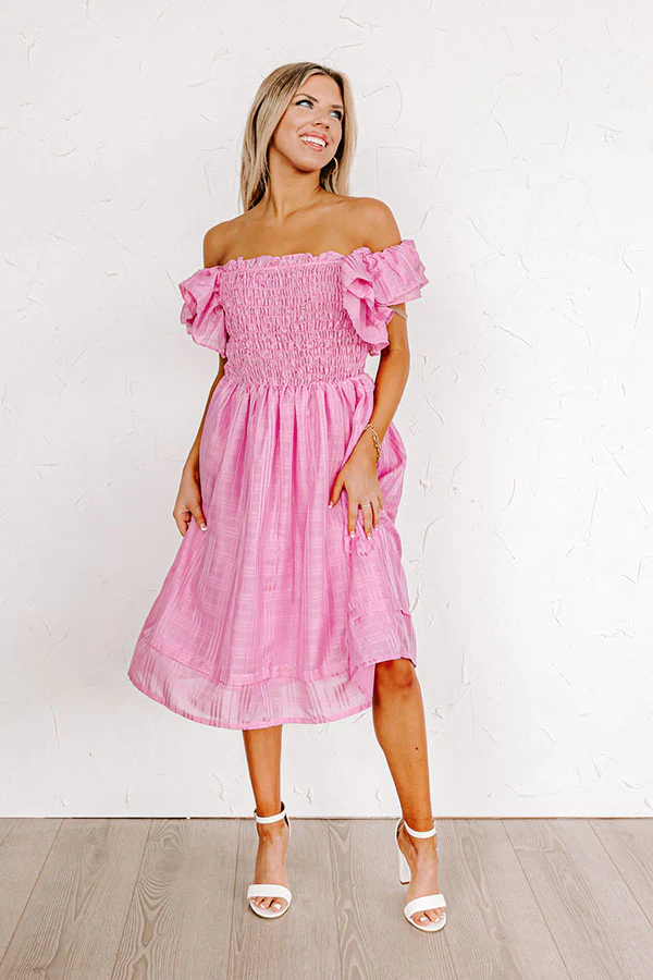 Covington Kisses Smocked Midi - Image 2