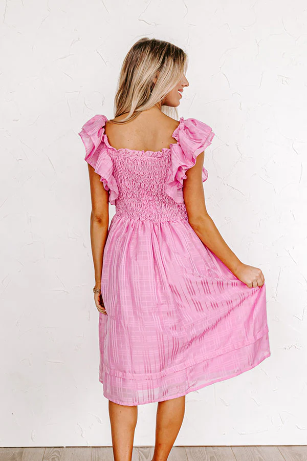 Covington Kisses Smocked Midi - Image 4