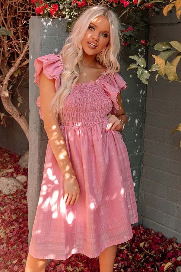 Covington Kisses Smocked Midi - Image 6