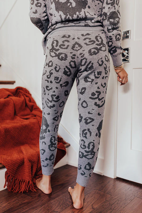 Cozy Surroundings Leopard Joggers - Image 6