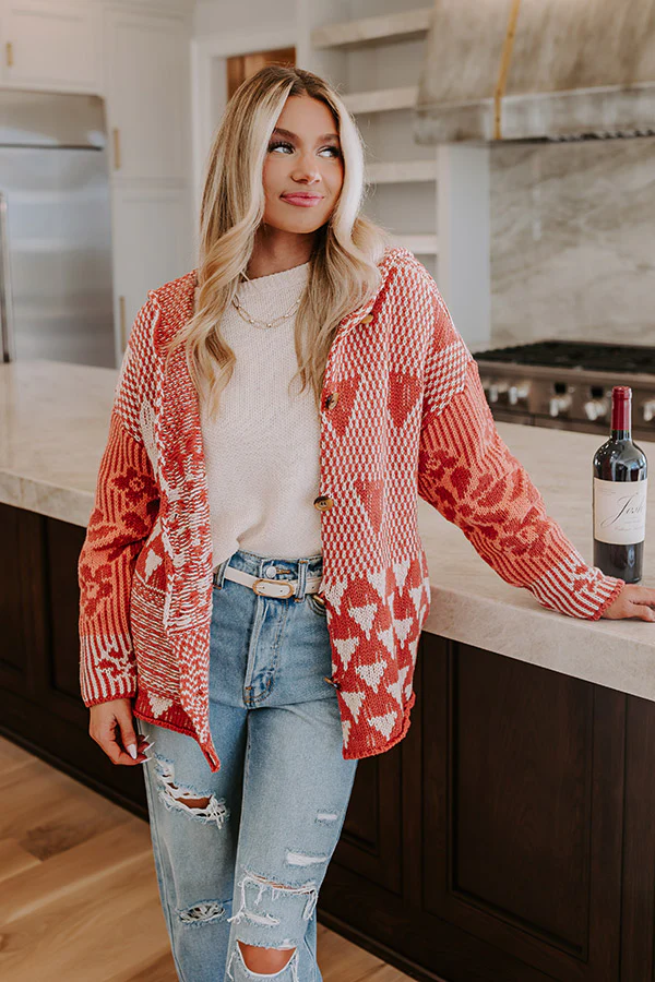 Crisp Fall Knit Cardigan - Image 3