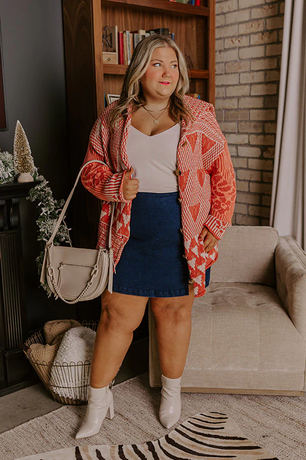 Crisp Fall Knit Cardigan Curves - Image 5
